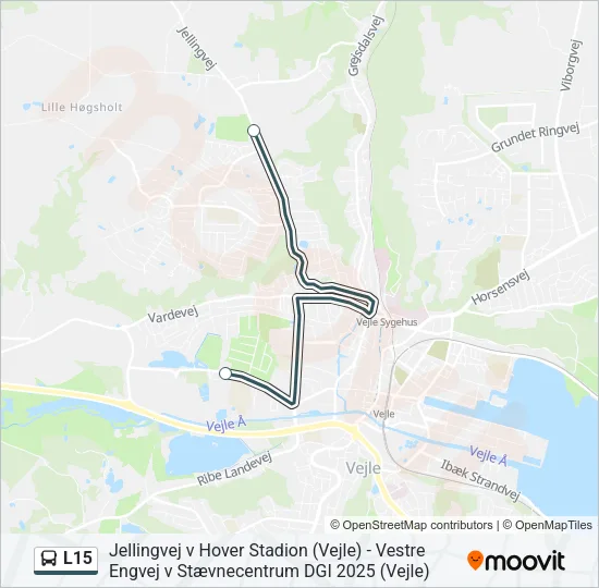L15 Bus Line Map