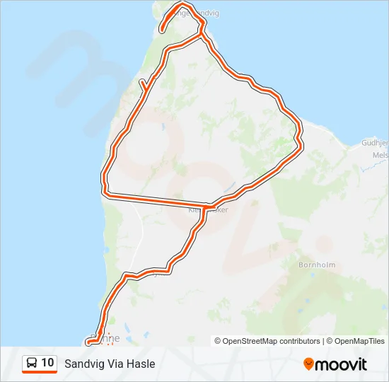 10 Bus Line Map