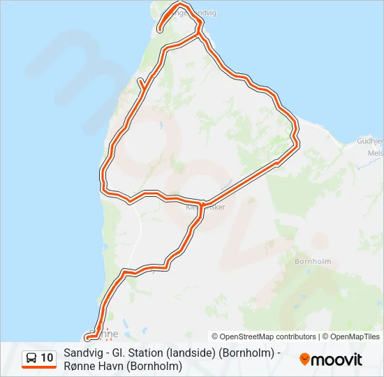 10 Bus Line Map