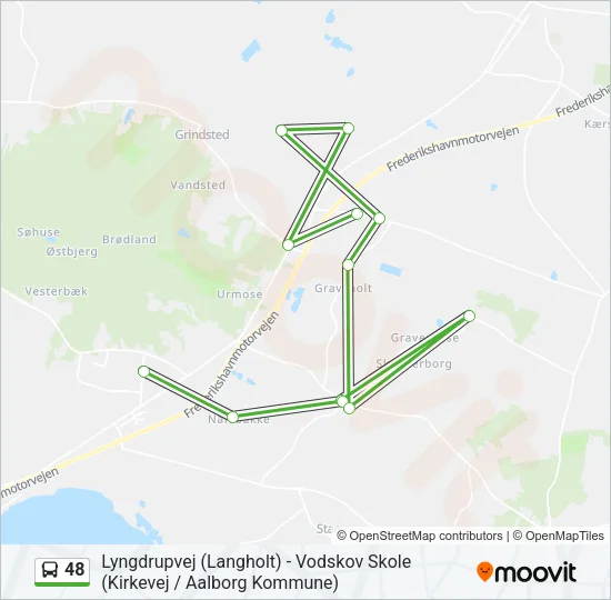 48 Bus Line Map