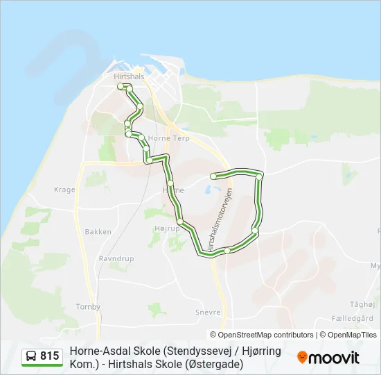 815 Bus Line Map