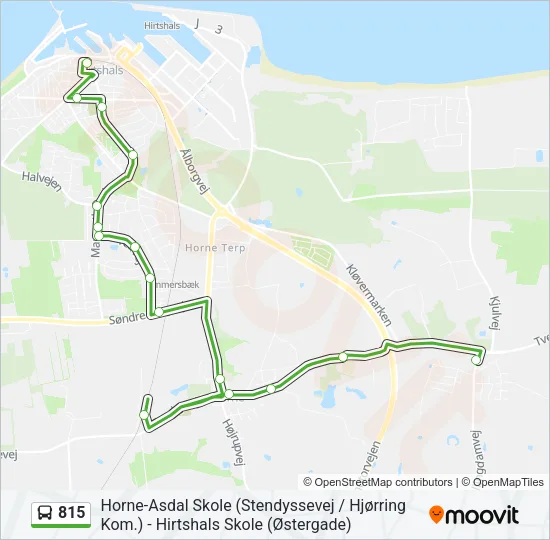 815 Bus Line Map