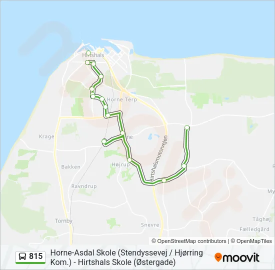 815 Bus Line Map