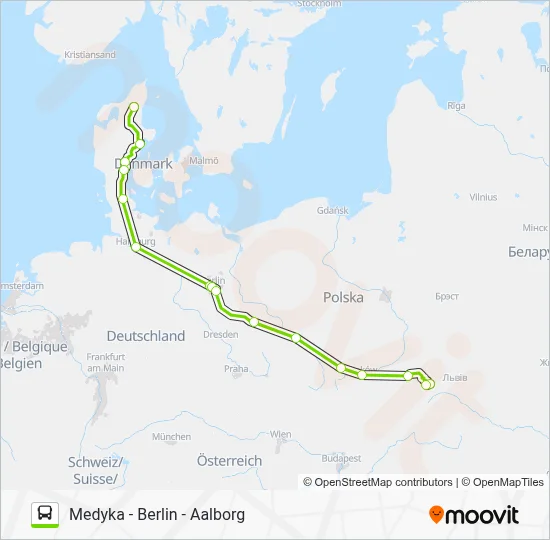 Flixbus Rout Map FLIXBUS N150 Route: Schedules, Stops & Maps - Aalborg (Busterminal ...