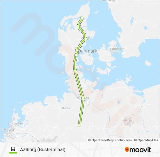 FLIXBUS 172 Route: Schedules, Stops & Maps - Aalborg (Busterminal ...