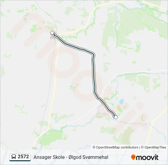 2572 Bus Line Map