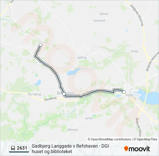 2631 Bus Line Map