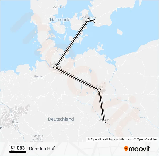 083 Train Line Map