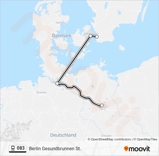 083 Train Line Map