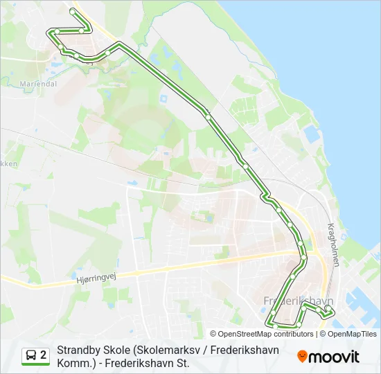 2 Bus Line Map