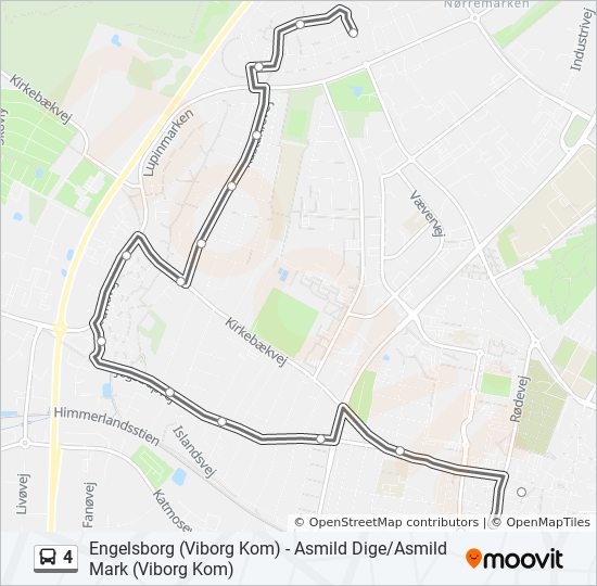 4 bus Line Map