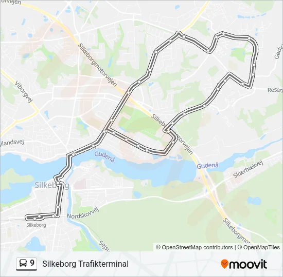 9 Bus Line Map