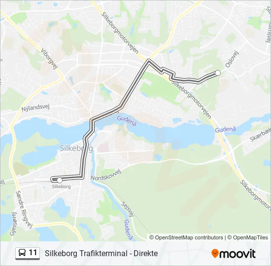 11 Bus Line Map