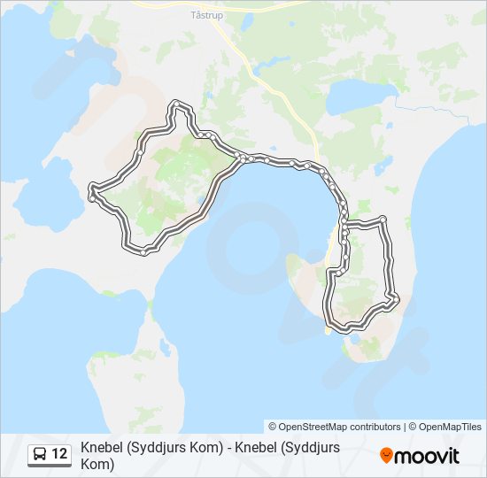 12 bus Line Map