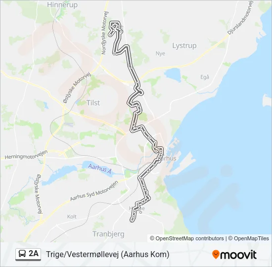 2A Bus Line Map