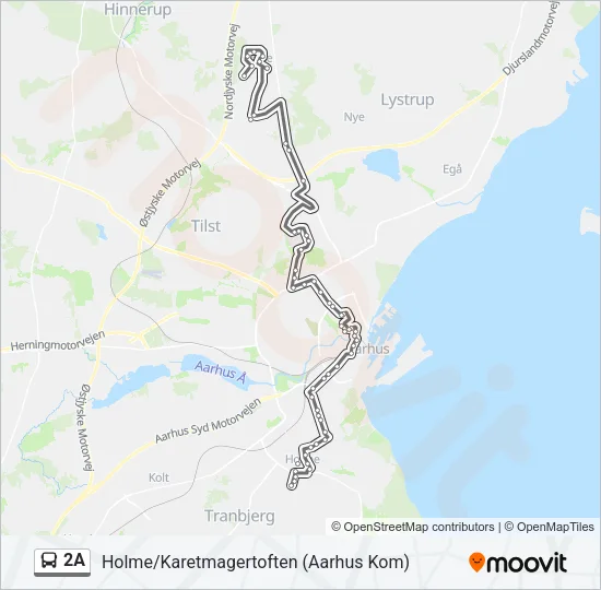 2A Bus Line Map