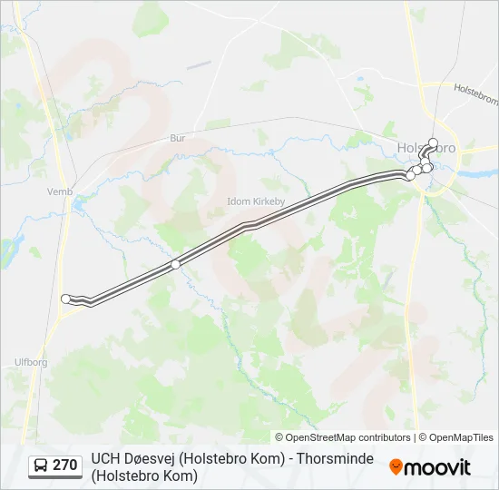 270 Bus Line Map