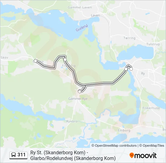 311 Bus Line Map