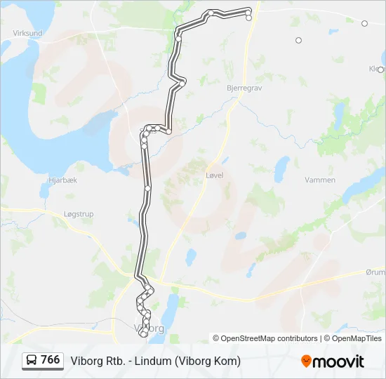 766 Bus Line Map