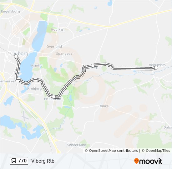 770 bus Line Map