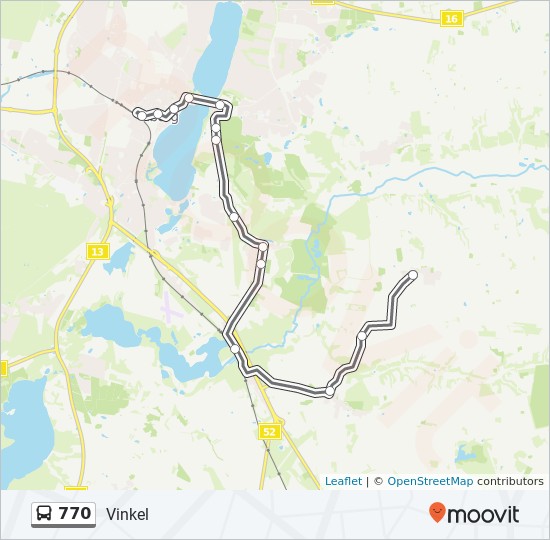 770 bus Line Map