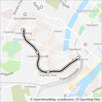 M3 Metro Line Map