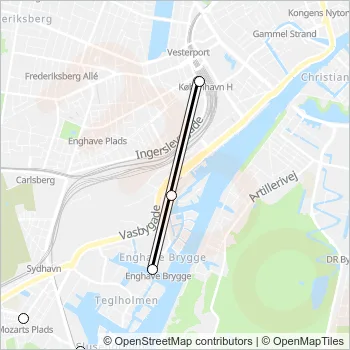 M4 Metro Line Map
