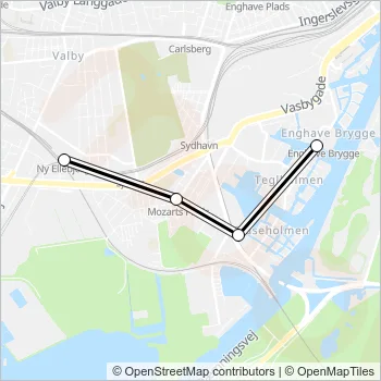 M4 Metro Line Map