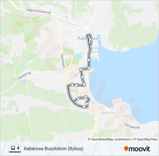 4 Bus Line Map