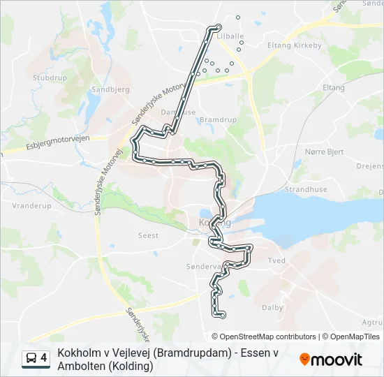 4 Bus Line Map