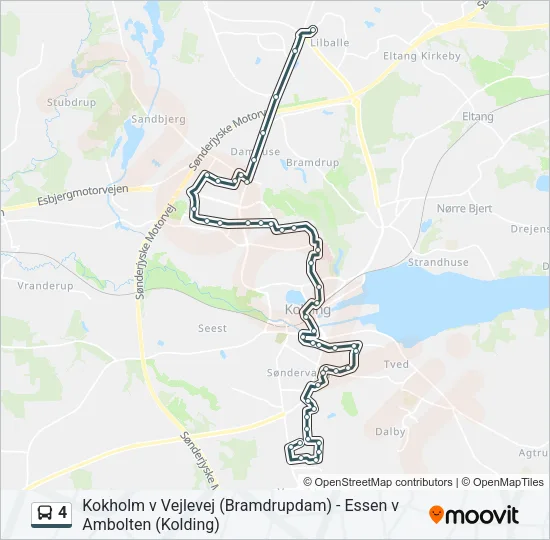 4 Bus Line Map