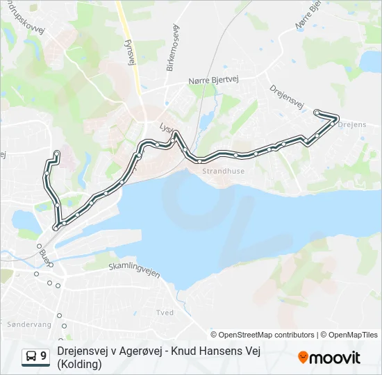 9 Bus Line Map