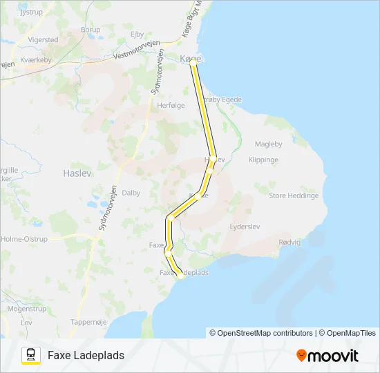 110R Train Line Map