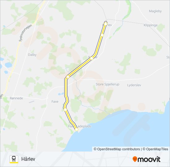 110R train Line Map