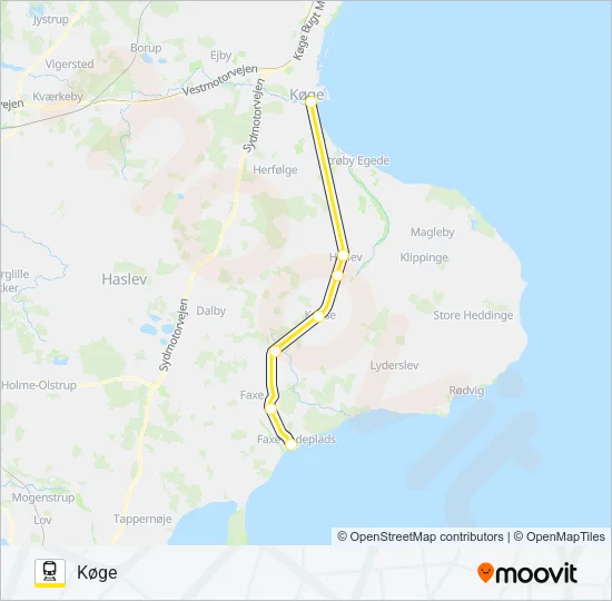 110R Train Line Map