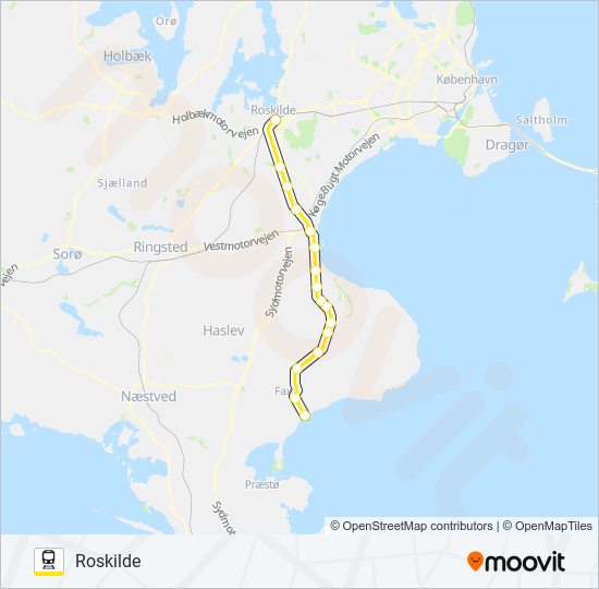 110R train Line Map