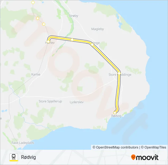 210R Train Line Map