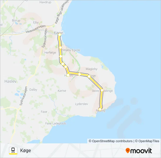 210R Train Line Map