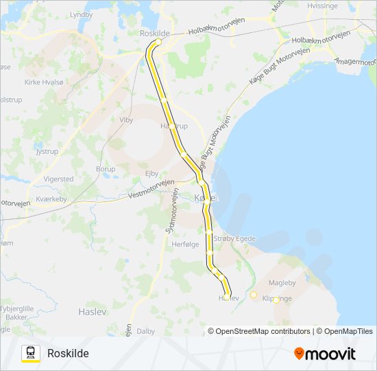 210R Train Line Map