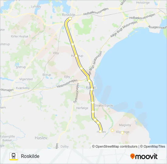 210R Train Line Map