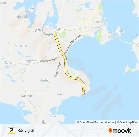 210R Train Line Map