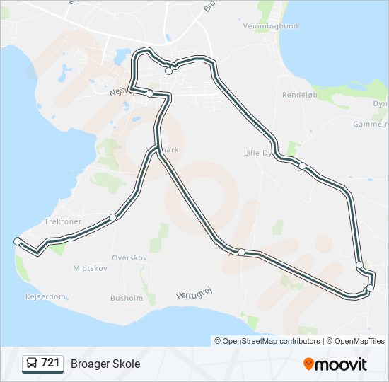Route: Stops & Maps Broager (Updated)