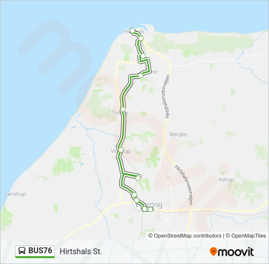 BUS76 Bus Line Map
