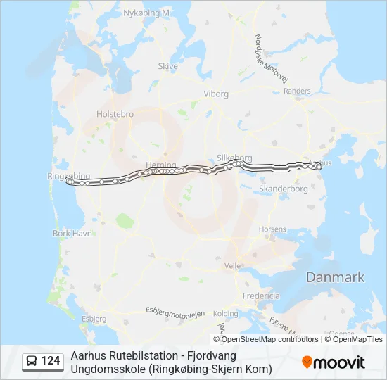124 Bus Line Map