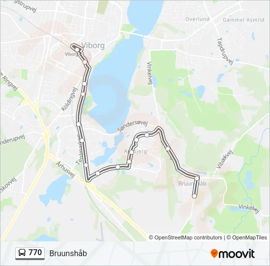 770 Bus Line Map