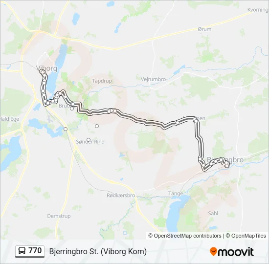770 Bus Line Map