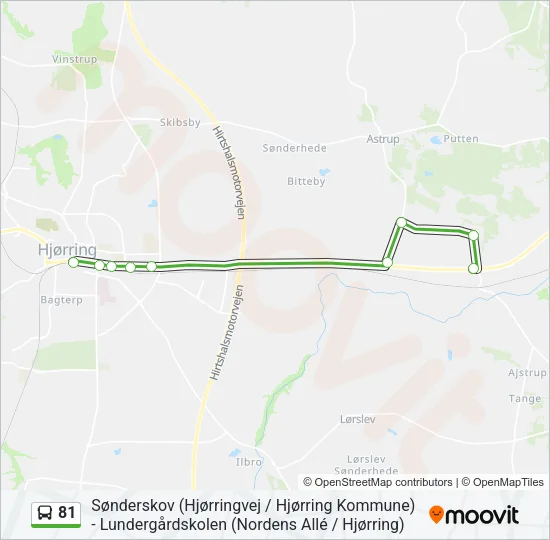81 Bus Line Map