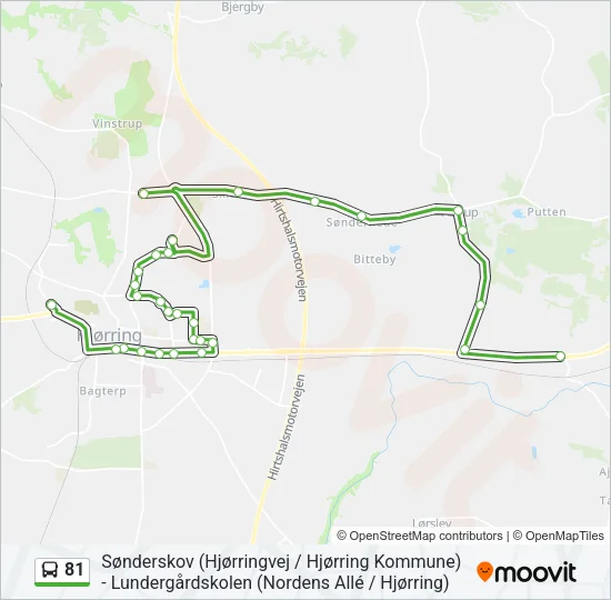 81 Bus Line Map