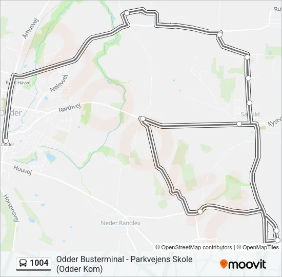 1004 Bus Line Map