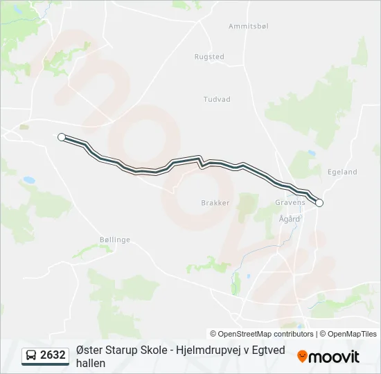 2632 Bus Line Map
